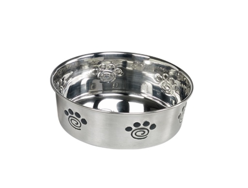 [NB73466] Roestvrijstalen kom ZWARE SPIRAAL, antislip