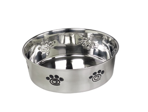 [NB73467] Roestvrijstalen kom ZWARE SPIRAAL, antislip 24,0 cm 2,70 ltr 