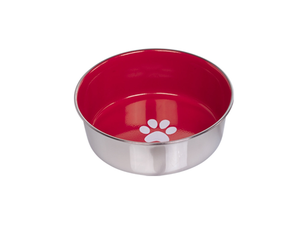 Roestvrijstalen kom HEAVY PAW, antislip