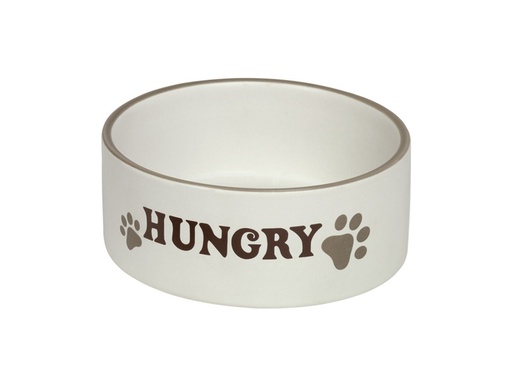 [NB73614] Hond keramische kom "HUNGRY"