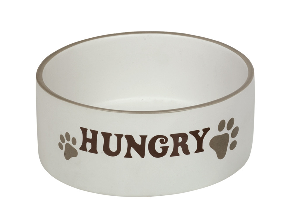 Hond keramische kom "HUNGRY"