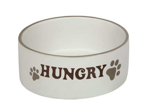 [NB73615] Hond keramische kom "HUNGRY"