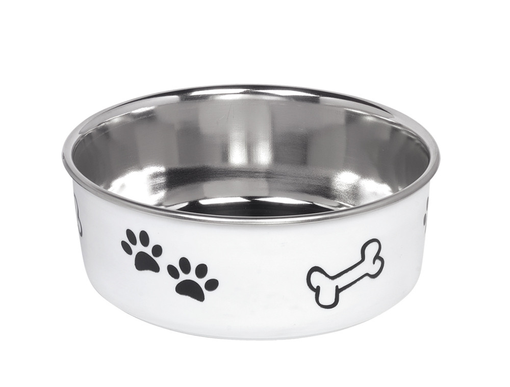 Roestvrijstalen kom "FUSION", antislip