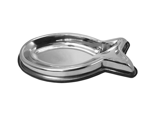 [NB73852] RVS schaal "Vis" 21 cm, 0,17 ltr 