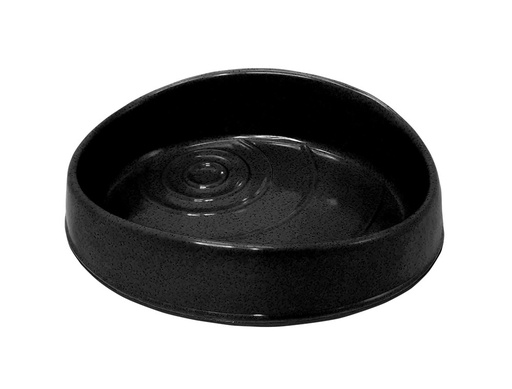 [NB73853] Melamine schaaltje "Water" 18,5 x 15 x 5 cm, 0,35 ltr zwart