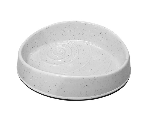 [NB73854] Melamine schaaltje "Water" 18,5 x 15 x 5 cm, 0,35 ltr wit