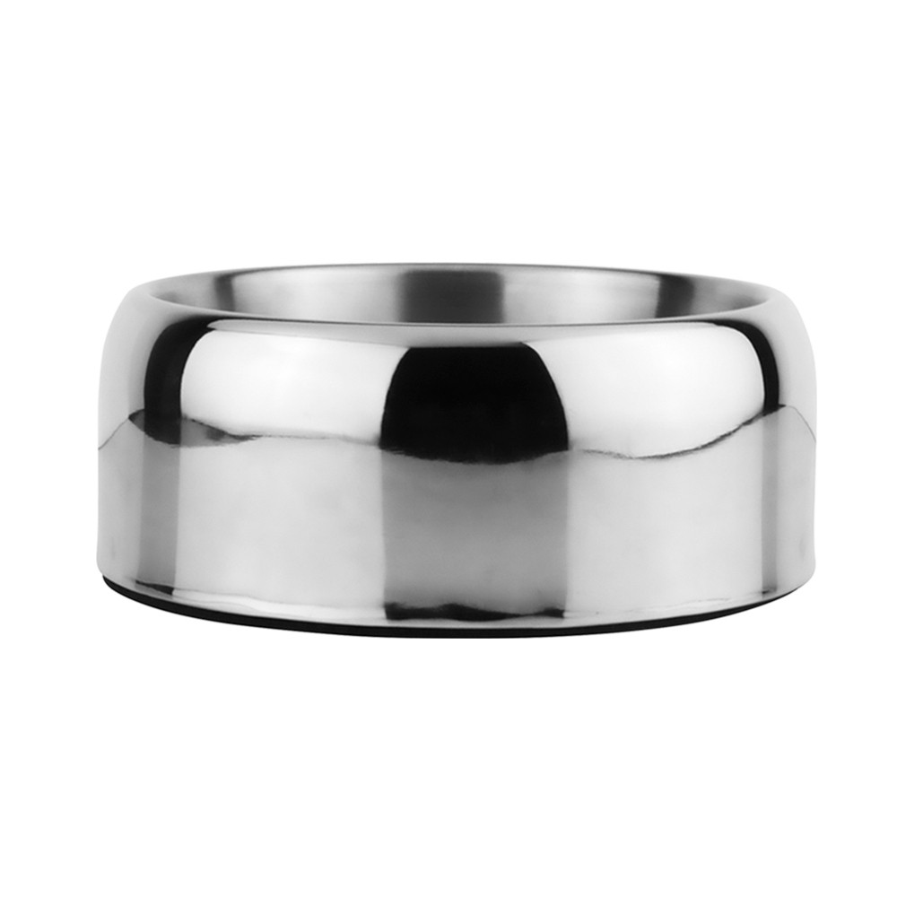 RVS boog "ZARIF" dubbelwandig, met rubberen ring  15,5 x 8 cm;  470 ml 