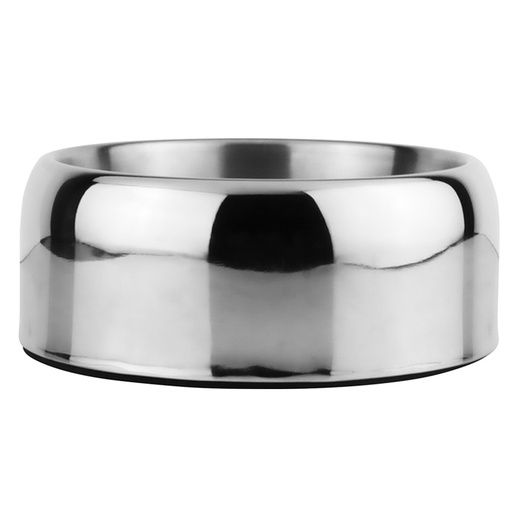 [NB73864] RVS boog "ZARIF" dubbelwandig, met rubberen ring  21,5 x 9,5 cm;  1800 ml 