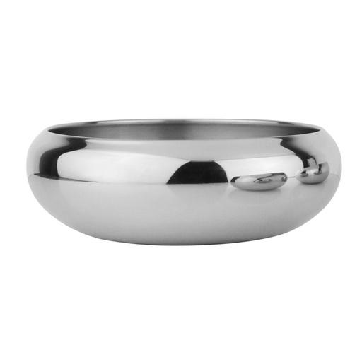 [NB73866] Roestvrijstalen kom "ASIL", antislip  17 X 6 cm;  1150 ml 
