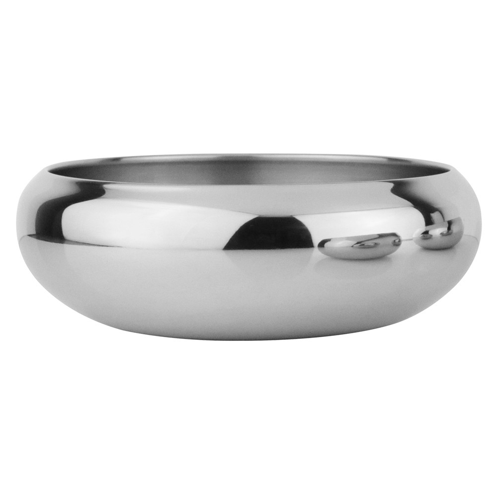 Roestvrijstalen kom "ASIL", antislip  19,5 X 7  cm;  1760 ml 