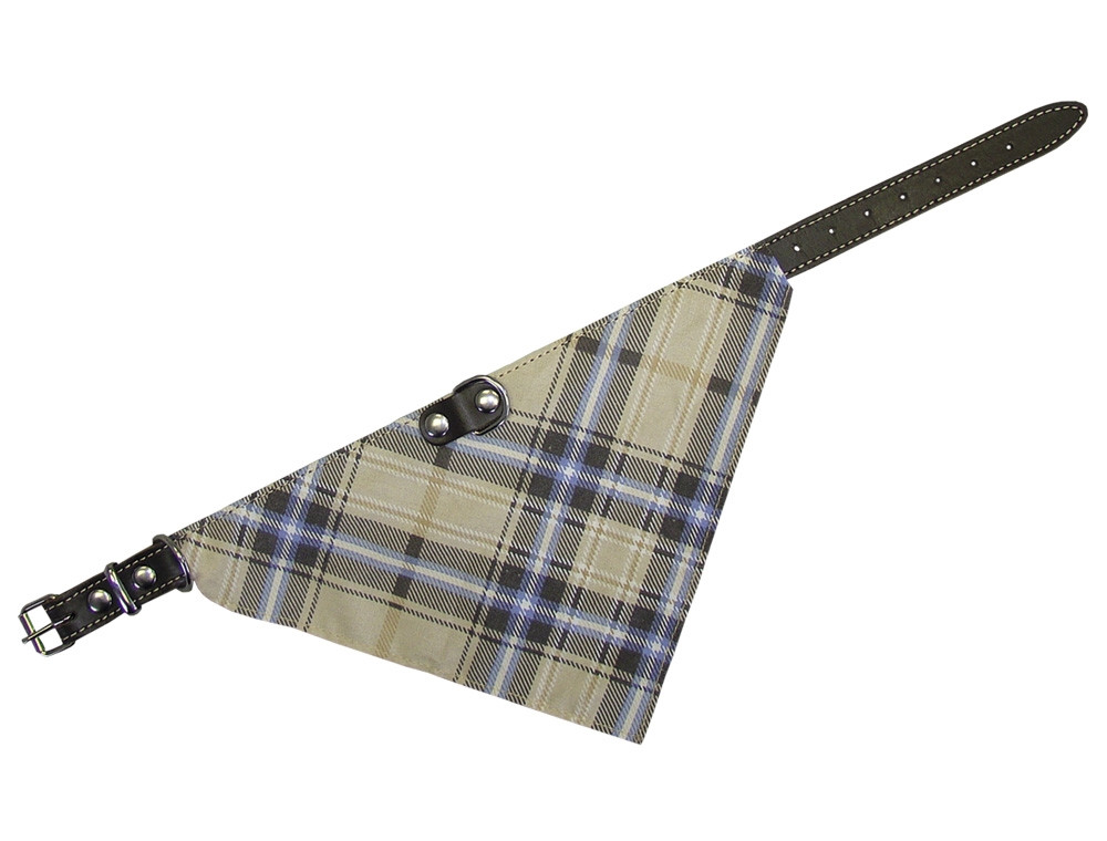 Kraag met halsdoek l: 45 cm bruin