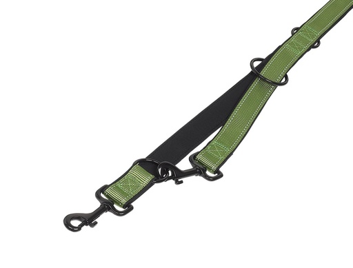 [NB7479041] Trainingslijn "Classic Reflect SOFT" l: 200 cm; b: 15/20 mm pastel groen/zwart