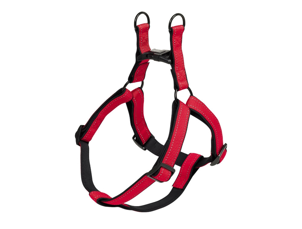 Harnas "Classic Reflect SOFT" borst: 50-72 cm; b: 20/25 mm rood/zwart