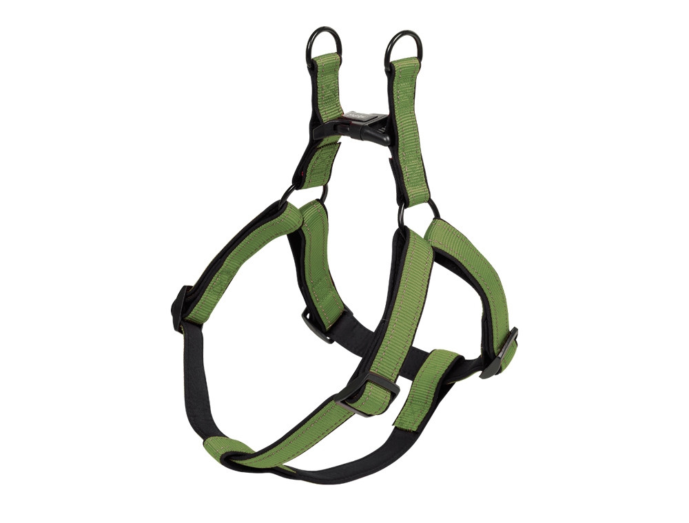 Harnas "Classic Reflect SOFT" borst: 50-72 cm; b: 20/25 mm pastel groen/zwart