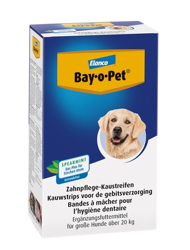 [NB75474] Bay-o-Pet tandheelkundige kauwstrips met groene munt