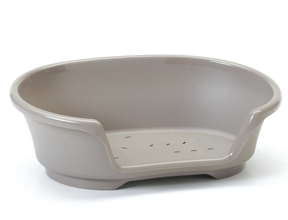 Bed "Cozy Air" 65 cm warm grijs