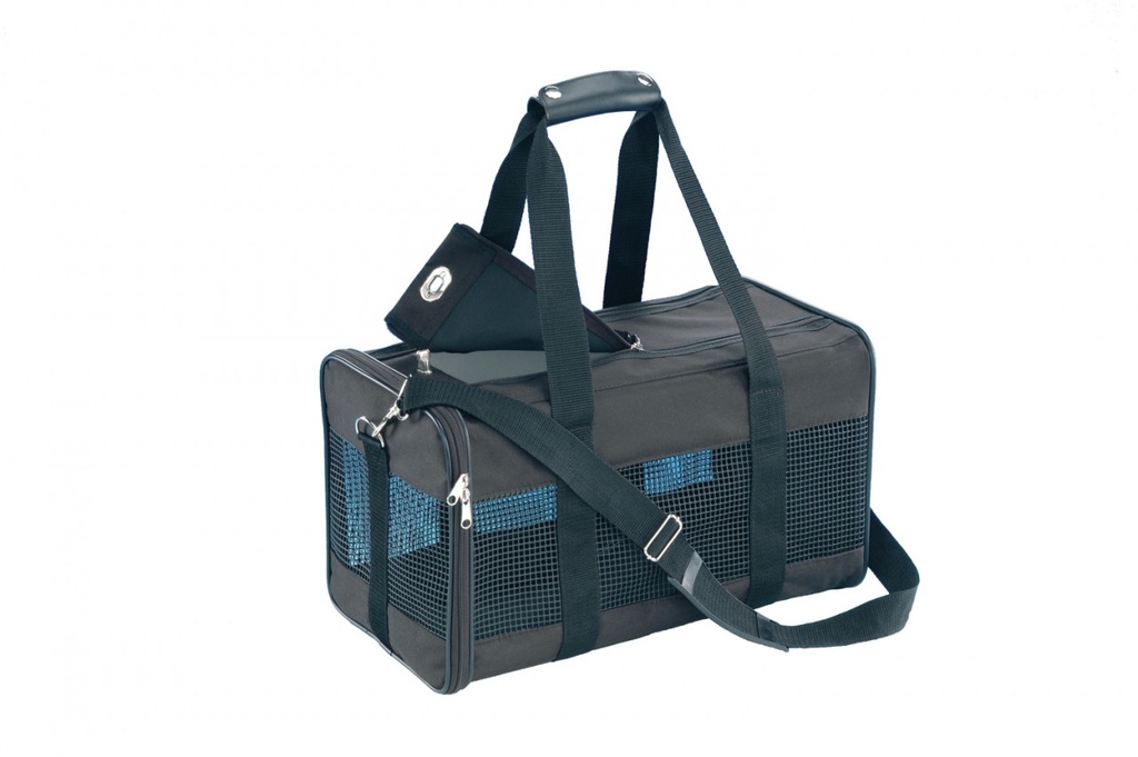 Draagtas nylon S: 44 x 25 x 27 cm zwart