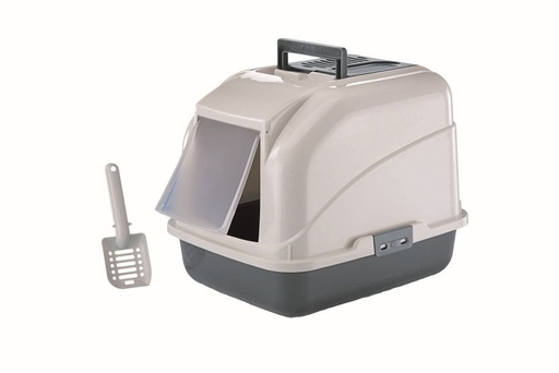 [NB7629017] Kattentoilet met filter 50 x 40 x 40 cm grijs