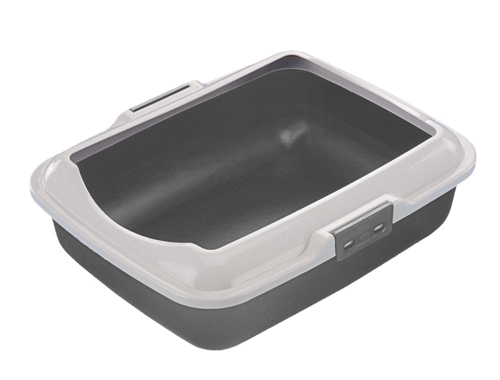 Kattentoilet 50 x 40 x 16 cm grijs