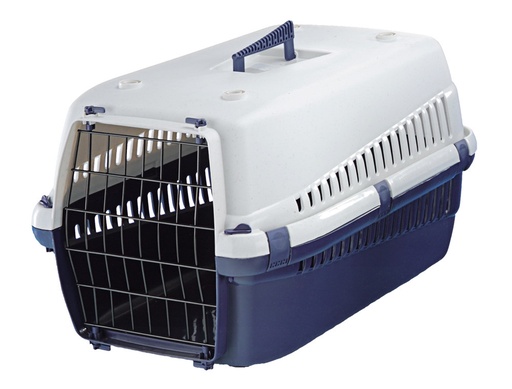 [NB7629605] Huisdieren krat l x b x h: 54 x 38 x 33 cm blauw
