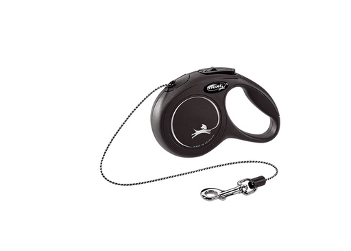 [NB76892] Flexi NIEUWE KLASSIEKE XS CORD 3 m zwart