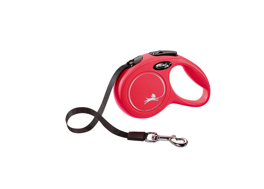 Flexi NEW CLASSIC XS-tape TAPE 3 m rood