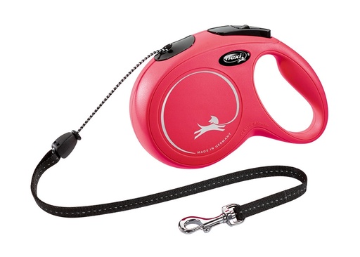 [NB76911] Flexi NIEUWE KLASSIEKE M CORD 8 m rood