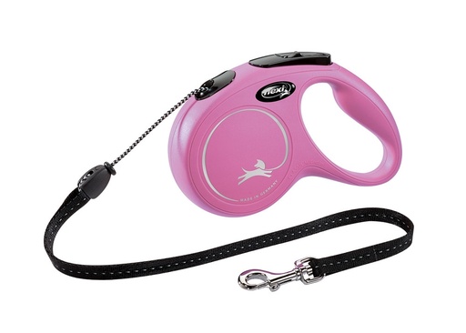 [NB76919] Flexi NIEUWE KLASSIEKE M CORD 5 m roze