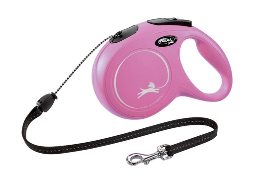 [NB76920] Flexi NIEUWE KLASSIEKE M CORD 8 m roze