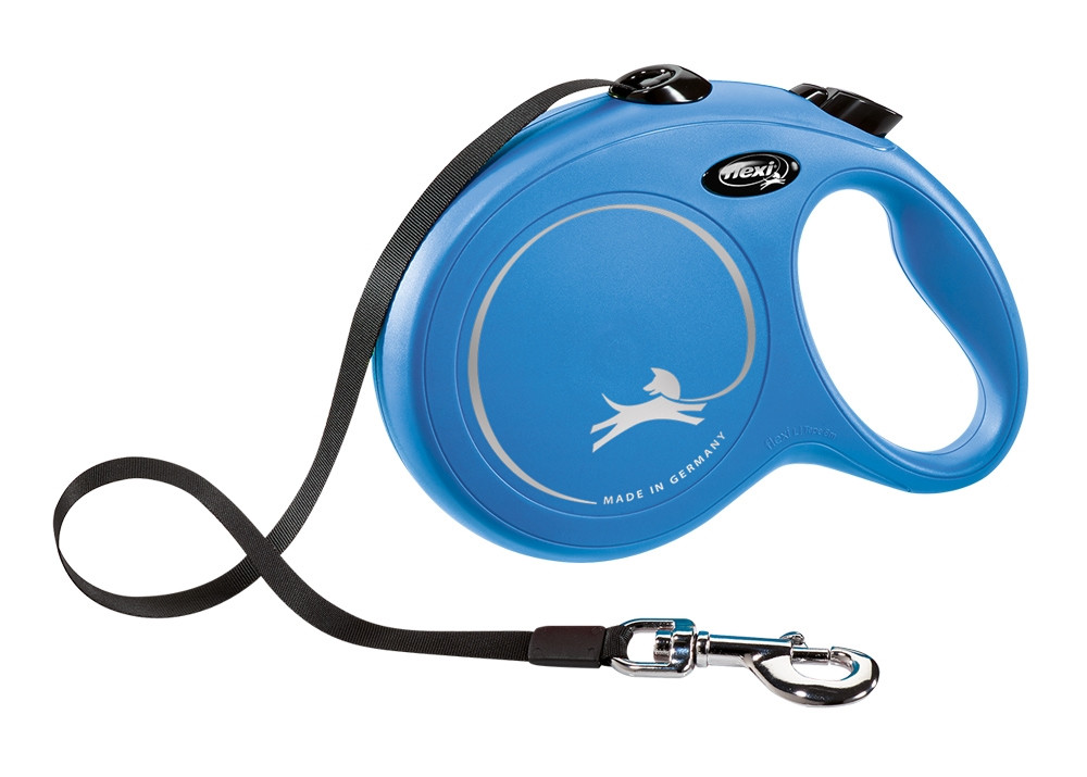 Flexi NIEUWE KLASSIEKE L TAPE 8 m blauw