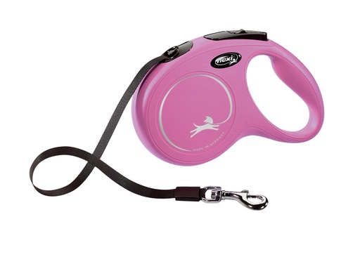 [NB76974] Flexi NIEUWE KLASSIEKE M TAPE 5 m roze
