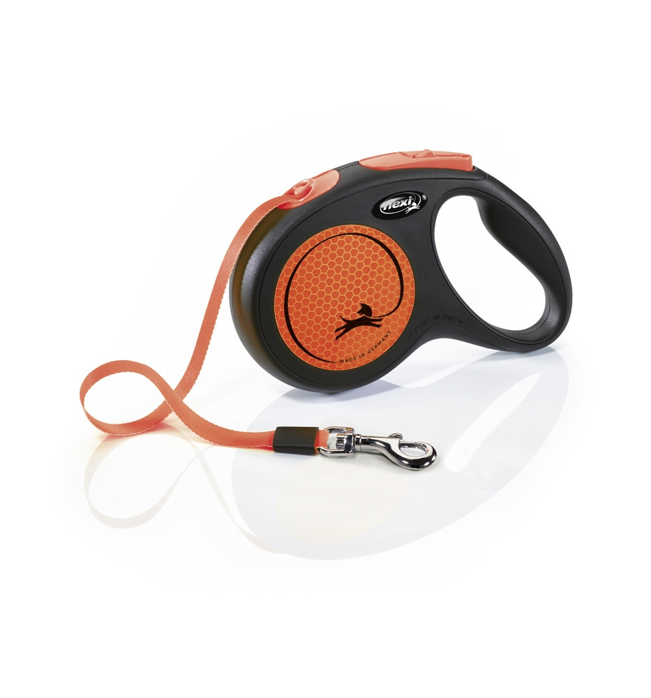 Flexi Nieuwe Neon Speciale Editie TAPE 5 m neon-oranje