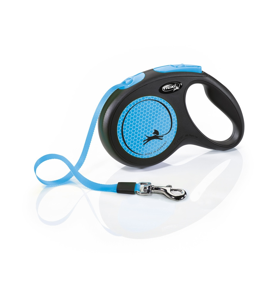 Flexi Nieuwe Neon Speciale Editie TAPE 5 m neon-blauw