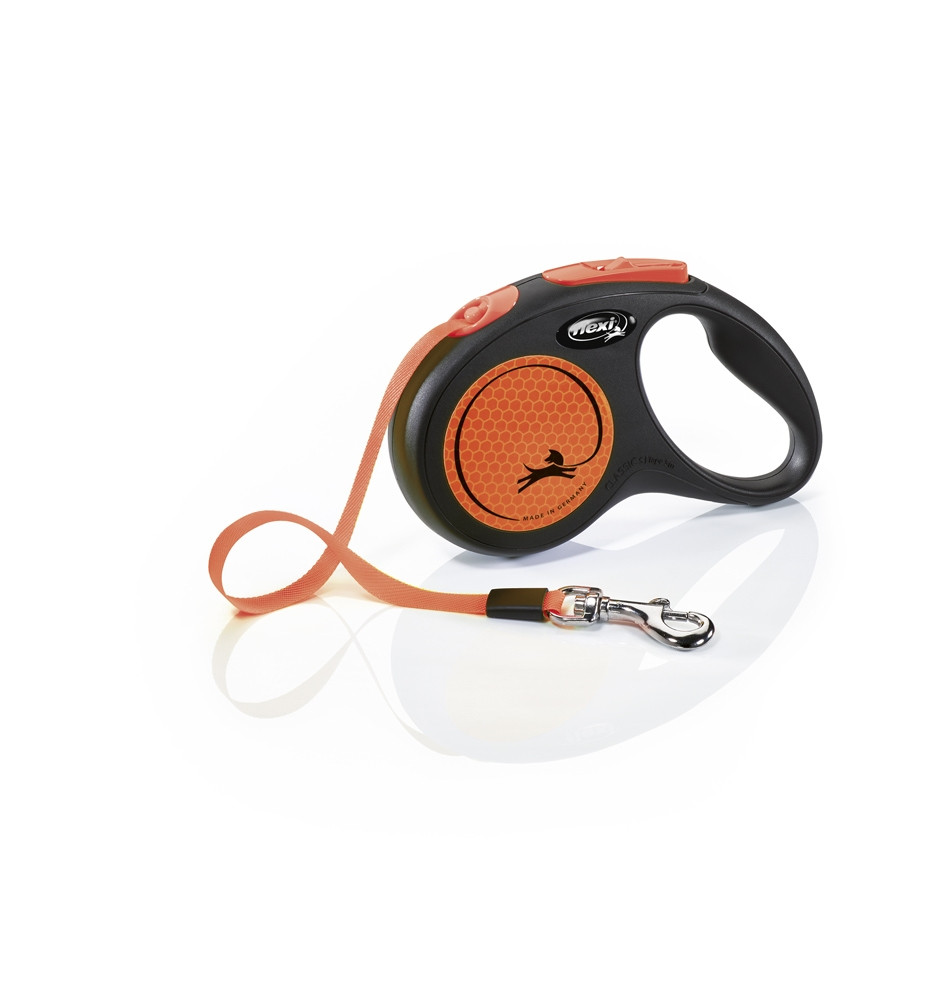 Flexi NIEUW NEON S TAPE 5 m neon-oranje