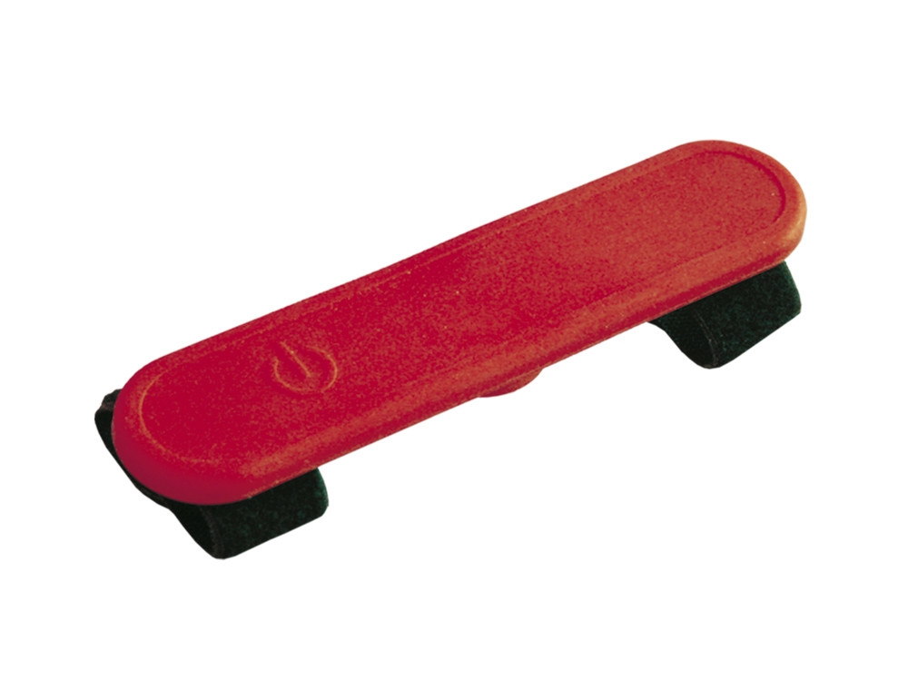 LED-siliconensticker "FLASH" 12 x 3,5 cm rood