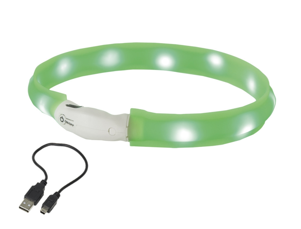 LED-lichtlint breed "ZICHTBAAR" M: 25 mm; 55 cm groen
