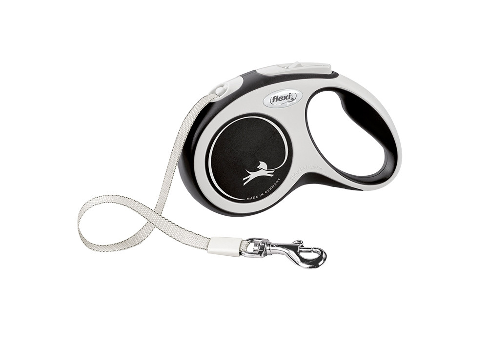 Flexi Nieuw Comfort S TAPE 5 m zwart