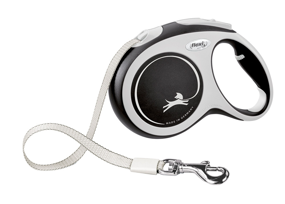 Flexi Nieuw Comfort L TAPE 5 m zwart