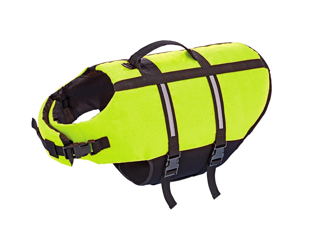 Drijfhulpmiddel voor honden maat:XL; > 45 cm neon geel
