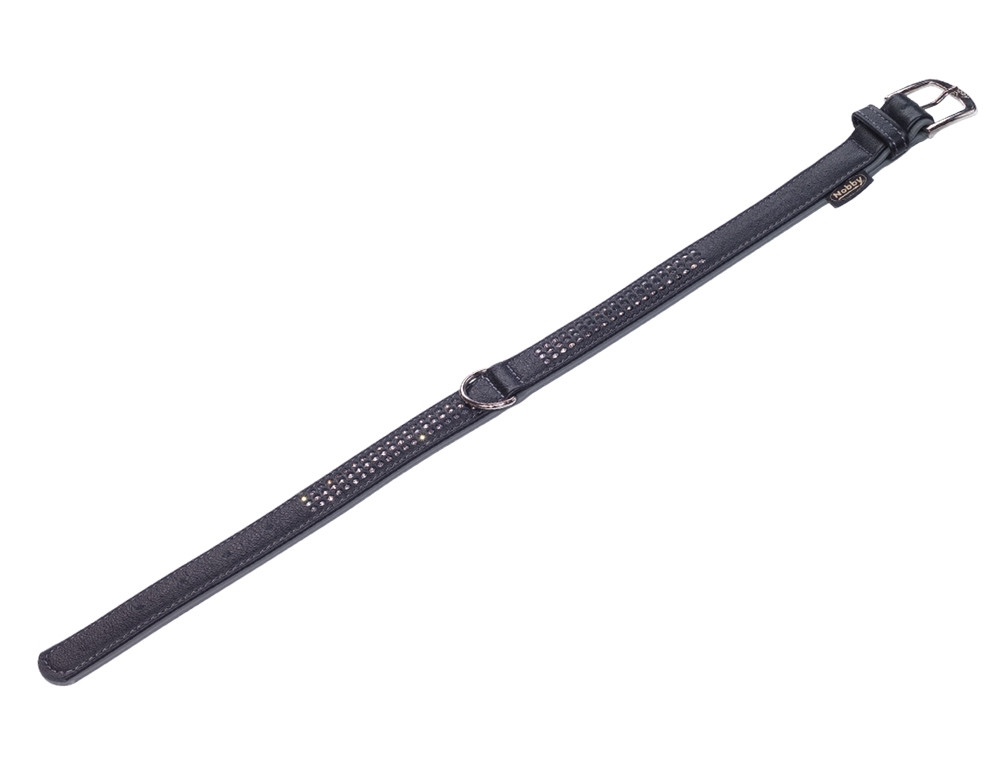Kraag "PACIFIC DELUXE" dubbele rij L. 42cm; (33-39cm) b: 19/21mm groen