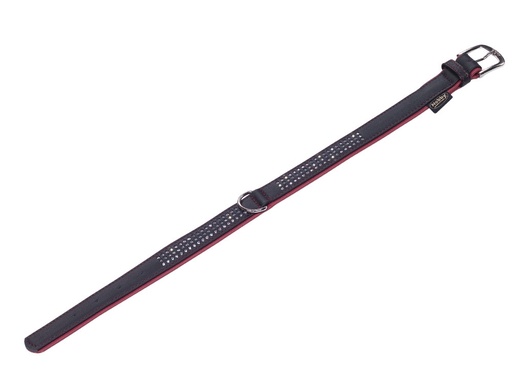 [NB7793961] Kraag "PACIFIC DELUXE" dubbele rij L. 42cm; (33-39cm) b: 19/21mm fuchsia