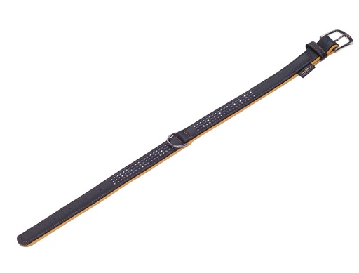 [NB7793974] Kraag "PACIFIC DELUXE" dubbele rij L. 42cm; (33-39cm) b: 19/21mm grijs