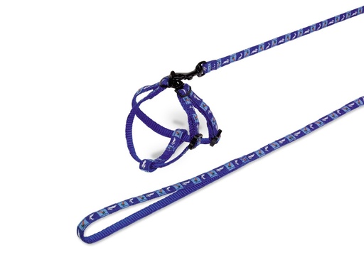 [NB7806106] Set nylon voor konijnen "Wortel" blauw