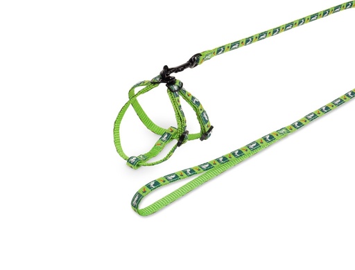 [NB7806135] Set nylon voor konijnen "Wortel" groen