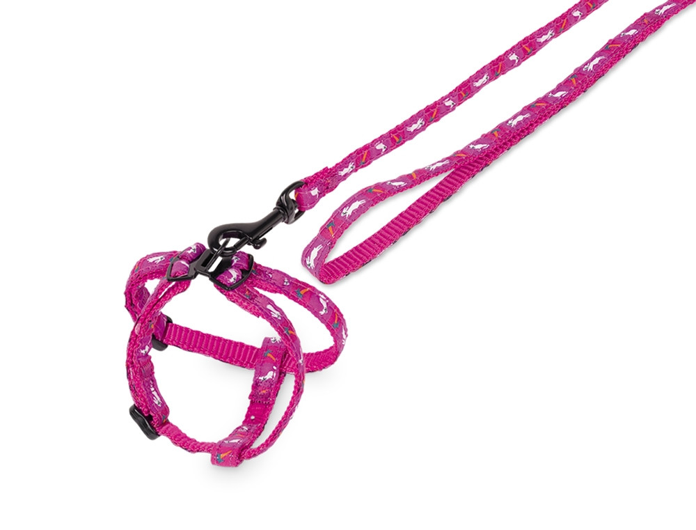 Set nylon voor konijnen "Wortel" paars