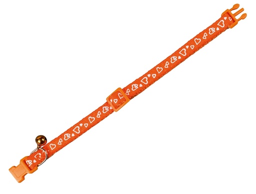 [NB7806604] Kattenhalsband Hart  oranje