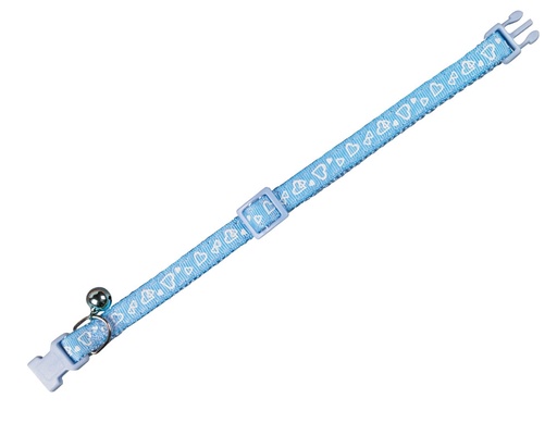 [NB7806606] Kattenhalsband Hart  licht blauw