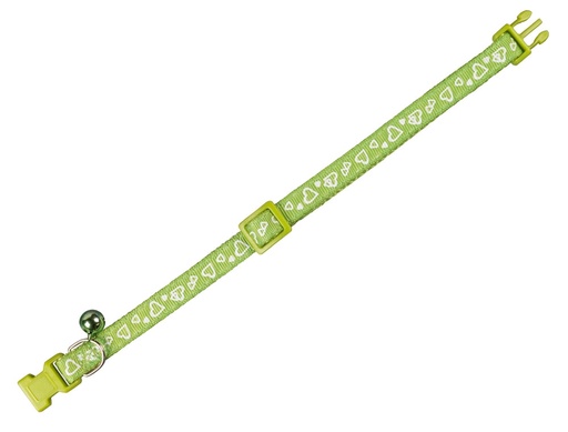 [NB7806635] Kattenhalsband Hart  licht groen