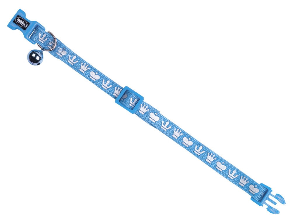 Kattenhalsband "Royale"  blauw