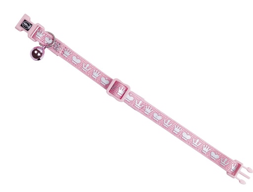 [NB7807715] Kattenhalsband "Royale"  roze
